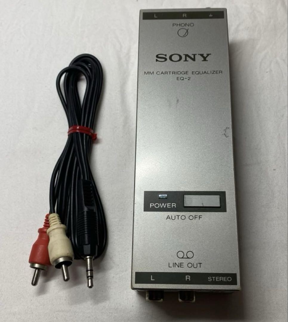 SONY ソニー EQ-2 乾電池式 MMカートリッジ フォノイコライザー SONY ソニー EQ-2 乾電池式 MMカートリッジ フォノイコライザー