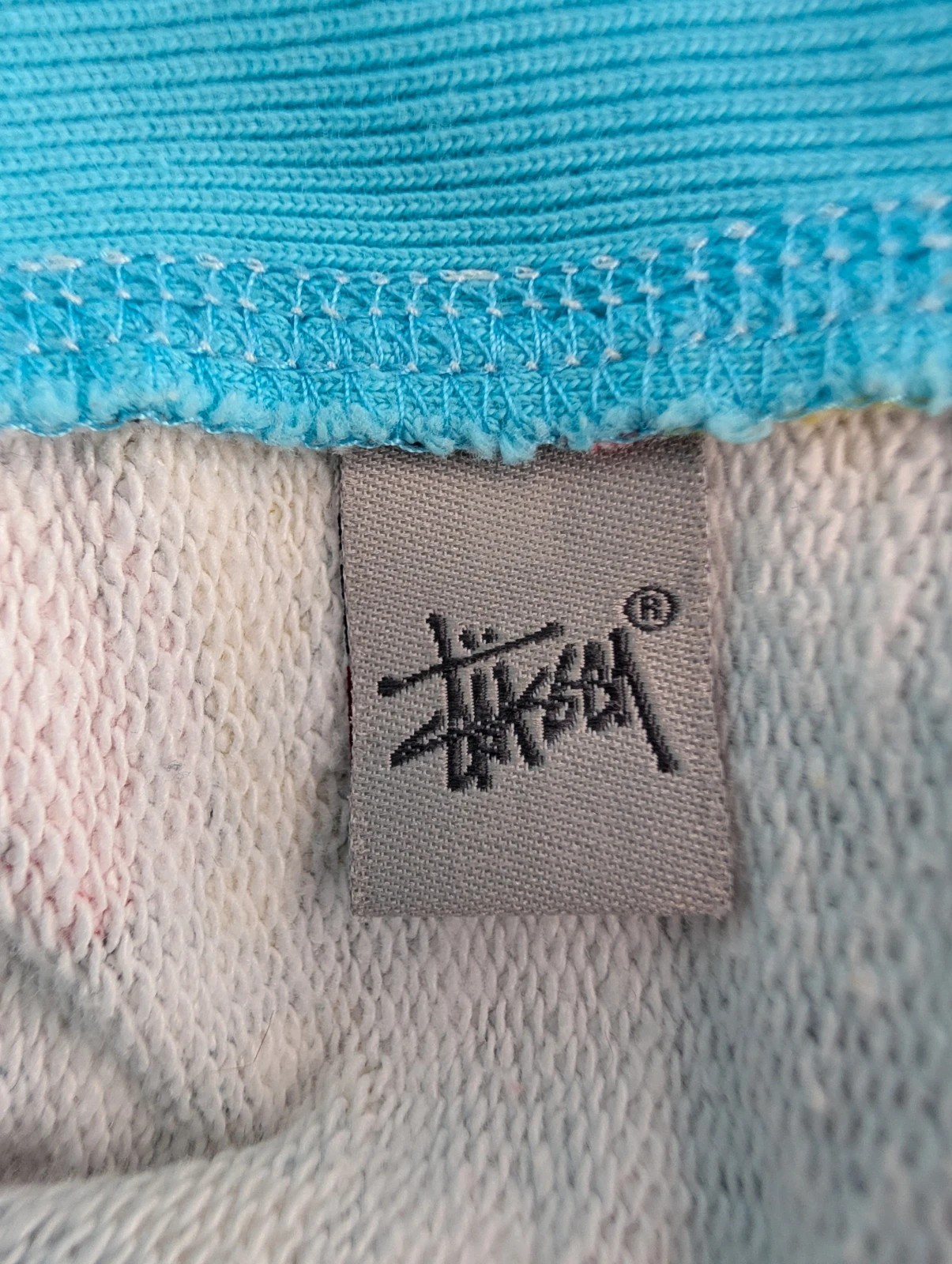 Stüssy Talking Head AOP zip through hoodie. Medium. DN4556 image 9