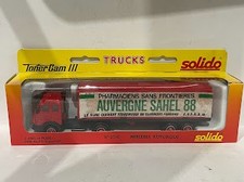 SOLIDO Mercedes Remorque AUVERGNE SAHEL 88 Toner Gam Truck diecast