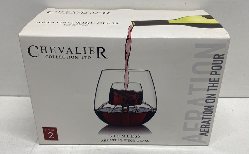 Chevalier Collection Stemless Aerating Wine Glass
