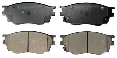 Front DENCKERMANN B110966 Brake Pad Set, disc brake for MAZDA