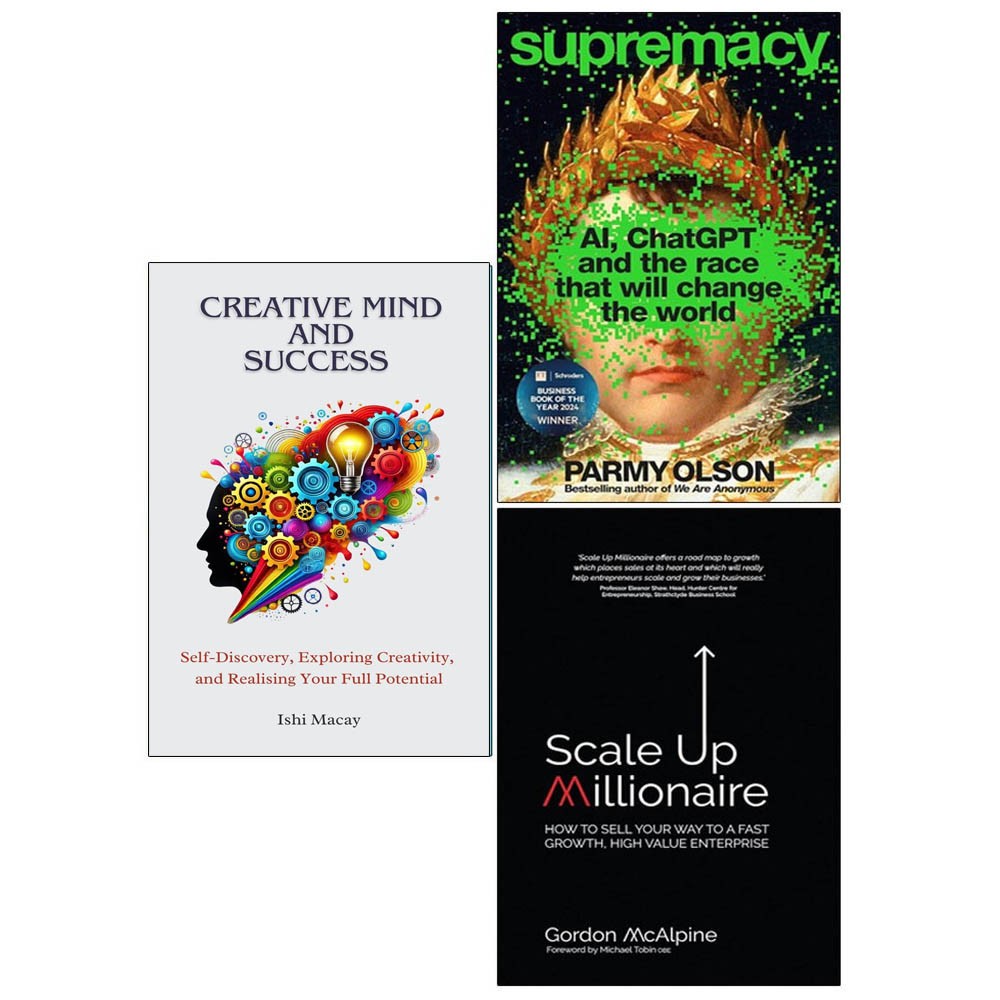 Creative Mind And Success, Supremacy (HB), Scale Up Millionaire 3 Books Set