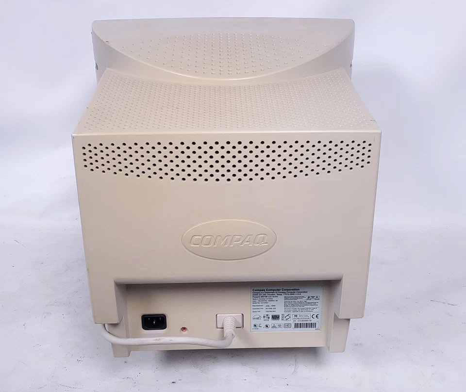 Vintage Gaming Compaq Presario MV720 341268105 16" CRT VGA Computer Monitor 1999 - Image 4 of 4