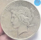 1926s Peace Silver Dollar XF Details