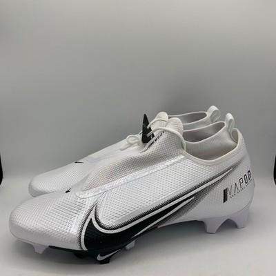 Nike Vapor Edge Pro 360 Football Cleats Mens Size 13 Wide White Black