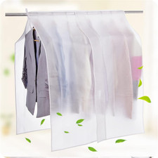 Clothing Rack Covers, Hanging Garment Bag Organizer Storage Cover,Clear Cloth...