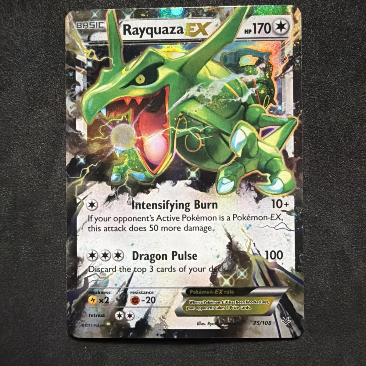 Rayquaza Pokémon TCG XY Individual Collectible Card Game Cards for