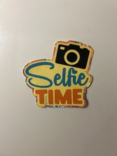 Selfie Time Scrapbook Title Handmade Paper Pieced Die Cut