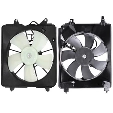 For Honda Civic 2006-2011 1.8L 1799CC l4 Radiator Condenser Cooling Fan Assembly