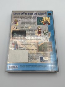 Dark Wizard (Sega CD, 1994) Authentic Complete CIB W/Map - No Registration