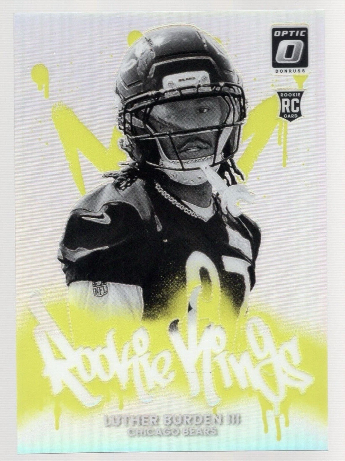 Luther Burden III 2025 Panini Donruss Optic Rookie Kings #6 / Bears / Football