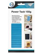G4 GADGET Power Tack Blue 150g | Reusable Non-Marking Adhesive Putty for Walls