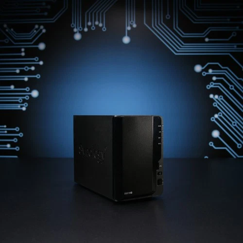 Synology DiskStation DS218+ / 2-Bay NAS / 1 Gb LAN, 2x 6 TB HDD (WD60EFAX)