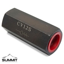 Hydraulic In-Line Check Valve, 37 GPM, 3000 PSI, #12 SAE Ports