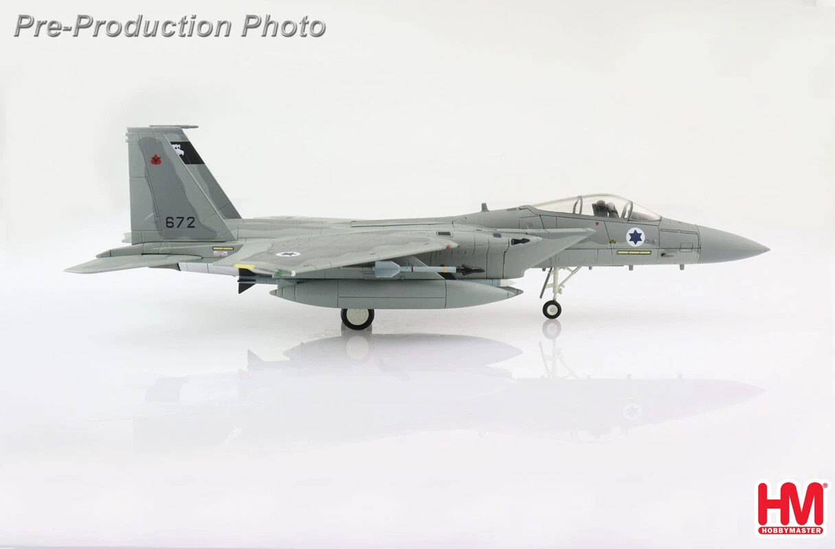 HM Collector 1/72 HA4525 F-15A Israeli fighterfirst MIG-25 kille finished  model-image