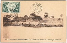 SENEGAL - POSTAL HISTORY: COLONIAL EXPO stamp on POSTCARD: TAMBA-COUNDA 1934