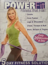 Stephanie Huckabee’s Power Fit 5 Day Fitness Solution DVD Set NEW Workout 