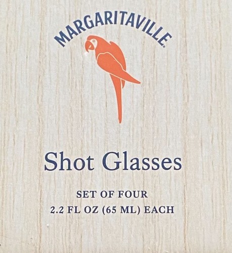 Margaritaville shot glasses 5 o’clock somewhere brand new set of 4 shot glasses - Picture 8 of 10