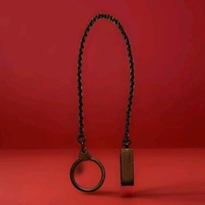 Vintage Brass Pocket Watch Fob Chain 12" Long