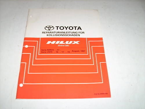 Manuale Di Officina Toyota Hilux Carrozzeria Stand 08/1997 - Foto 1 di 1