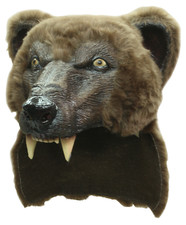 Ghoulish Productions Brown Bear Helmet Halloween Costume Cosplay
