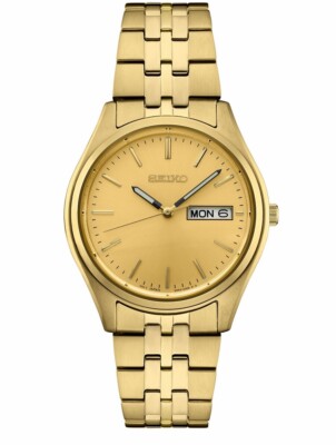 Seiko Essentials Gold Men's Watch - SUR434 for sale online | eBay