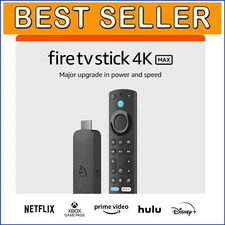 Ultimate Fire TV Stick 4K Max - Stream 1.5M+ Titles with Voice-Controlled Remote