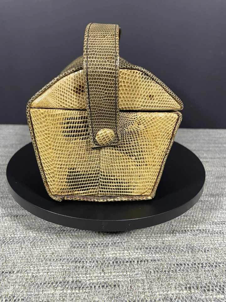 Piel de serpiente de colección (¿o posible piel de lagarto?)  Bolso de mano o monedero LEER Mira fotos Foto 4 de 4