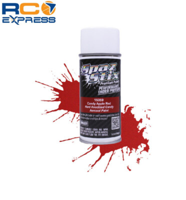 Spaz Stix Candy Apple Red Aerosol Paint 3.5oz Can SZX15059