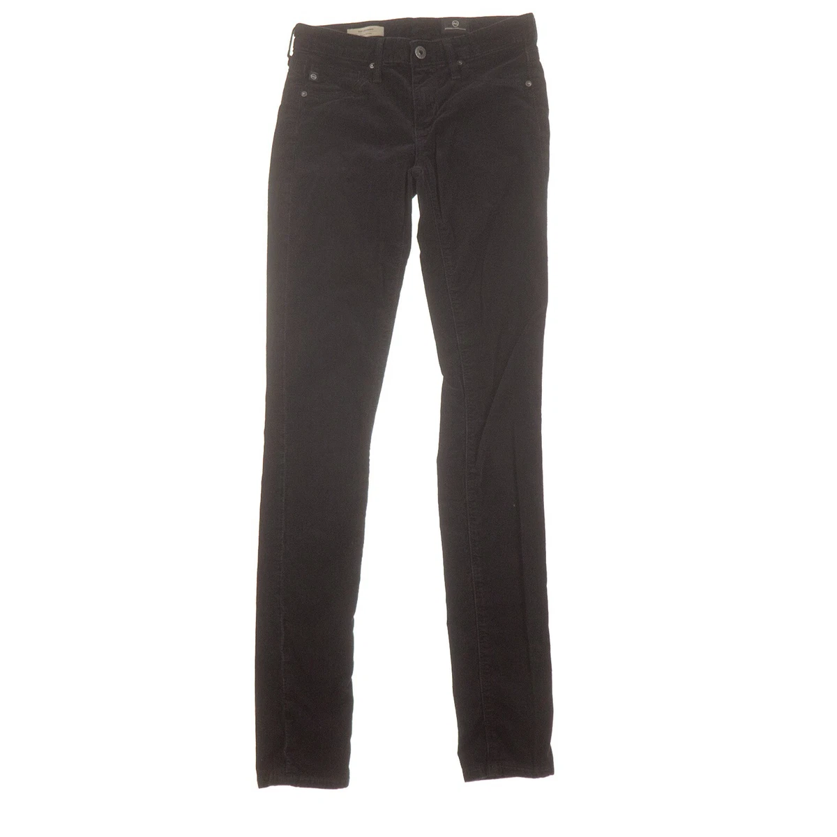 AG Adriano Goldschmied The Legging Super Skinny Corduroy Pants Womens 24 Black