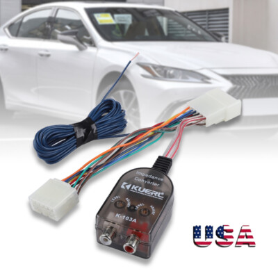 Add An Amplifier Adapter w/Amp Turn On Wire for Toyota Subaru Scion Lexus Part