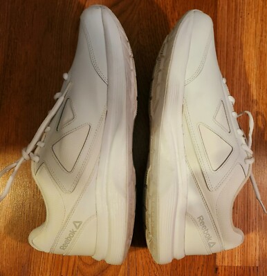 REEBOK DMX MAX WHITE LEATHER MOVING AIR MENS Size 12 Sneakers Great