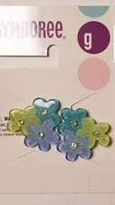 NWT girls one size Gymboree VACATION TIME 2 pc 3 flowers barrette set vtg htf 03