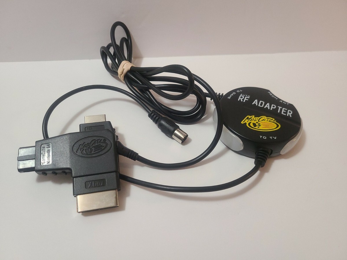 Mad Catz Auto RF Adapter Switch Nintendo SNES N64 GameCube PS1 PS2