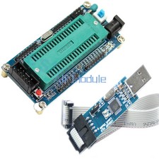 AVR ATMEGA16 Minimum System Board ATmega32 + USB ISP USBasp Programmer For ATMEL