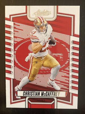 Christian McCaffrey 2023 NFL Panini Absolute Football Base #43 49ers