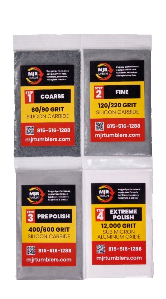 20lb Rock Tumbler Refill Media Grit Kit Stone Polishing Sili
