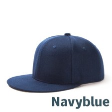 Plain Classic Blank 6 Panel Flat Brim Snapback Army Baseball Cap Visor Hats