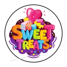 SWEET TREATS CANDY ENVELOPE SEALS LABELS STICKERS PARTY FAVORS
