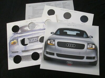 2000 Audi TT Coupe Catalog Pre-Production Early US Introduction Sales Brochure 