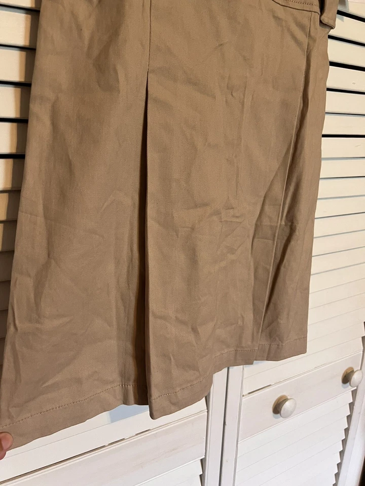 OLD NAVY Girls Kids Size 14 - 16 Xlarge XL Dress Sleeveless NEW Uniform Beige - Image 3 of 4