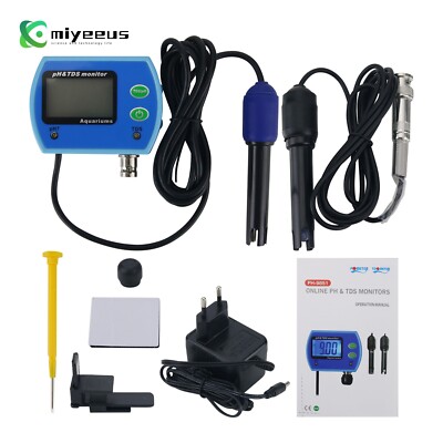 PH-9851 2-In-1 PH & TDS Monitor Multi-Parameter Water Quality Monitor + Probe