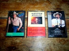 GEORGE STRAIT  3  CASSETTE lot: AIN'T LIVIN' / BEYOND THE BLUE NEON / BEST OF