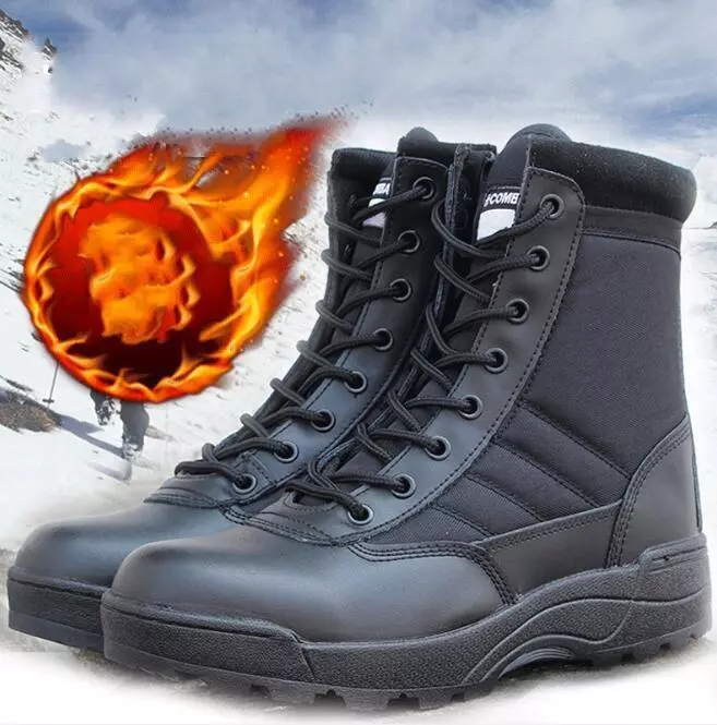 Lined clearance combat boots