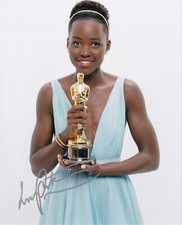 LUPITA NYONG'O signed autograph 20x25cm AVENGERS in person autograph ACOA