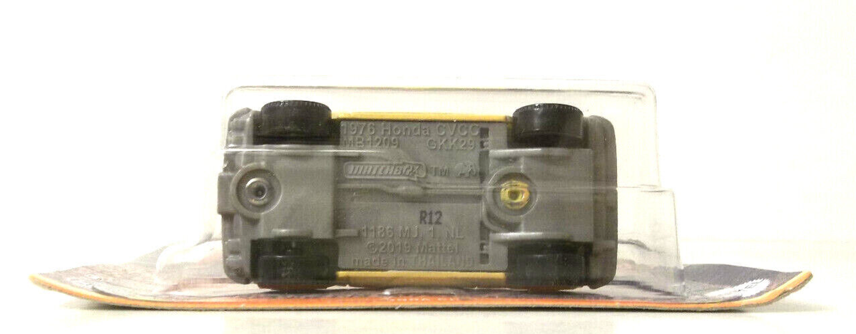 2022 MATCHBOX 1:64 MBX JAPAN ORIGINS 2/12 YELLOW 1976 HONDA CVCC