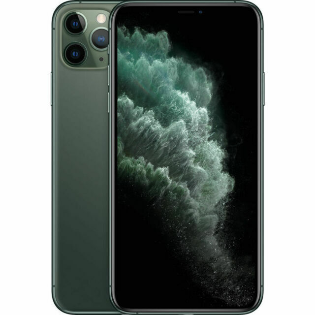 Apple iPhone 11 Pro Max- 64GB- Matte Midnight Green (Factory 