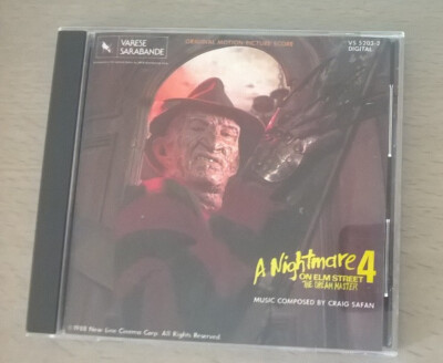 A Nightmare on Elm Street 4: Dream Master by Craig Safan, Soundtrack CD (selten)
