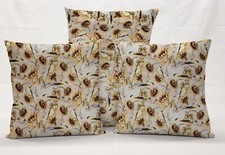 Harvest Sunflowers Birds Pillowcase / Pillow Cover Many Sizes