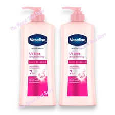 Vaseline Healthy Bright UV Extra Brightening Gluta Ceramide Lotion 300 ml x 2